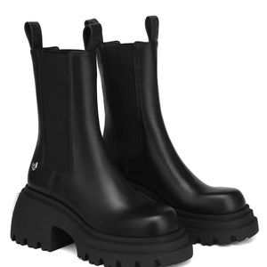 NWB Naked Wolfe Sacrifice Black Boots